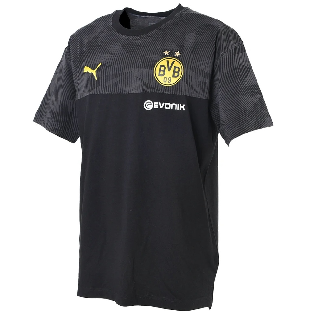 Puma Borussia Dortmund BVB Casuals with Evonik T-Shirt 7554768-02 (Black/Yellow)
